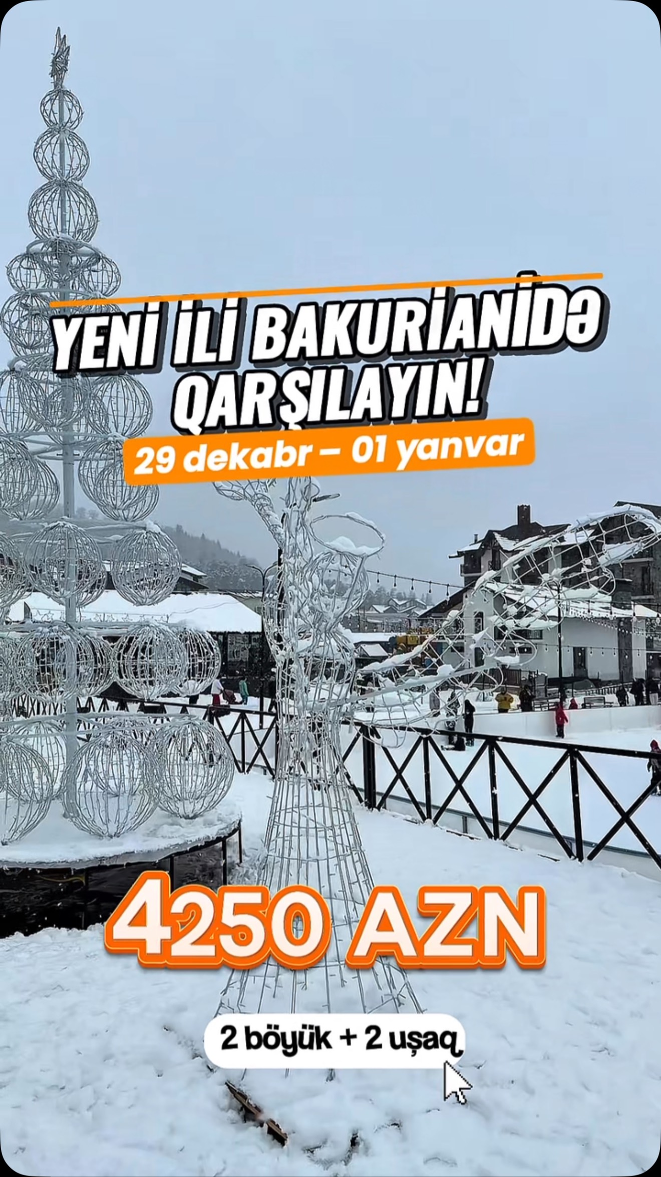 ❄️🎄 YENİ İLİ BAKURİANİDƏ QARŞILAYIN! 🏔️✨